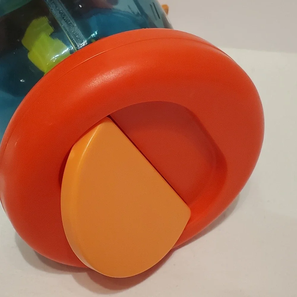 Fisher Price Pull Along Elephant Toy Birdie Popping Beads GTK14 2021 Blue Orange
